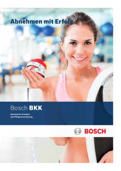 Bosch BKK Abnehmen mit Erfolg