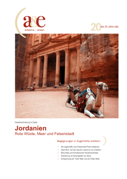 als PDF - a&e:Erlebnis:reisen