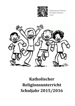 Religionsunterricht 2015/16
