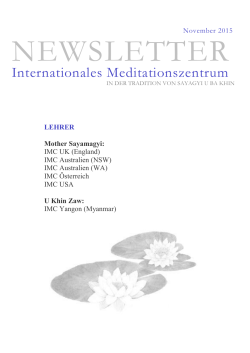 International Meditation Centre - IMC