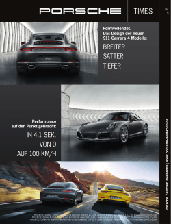 Aktuelle Porsche Times - Porsche Zentrum Heilbronn