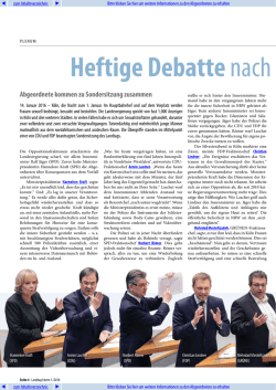 Heftige Debattenach Silvester-&Uuml;bergr