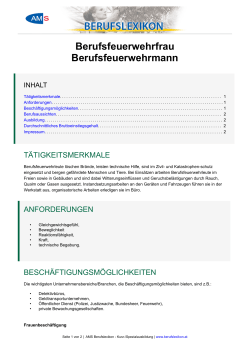 Berufsfeuerwehrfrau Berufsfeuerwehrmann