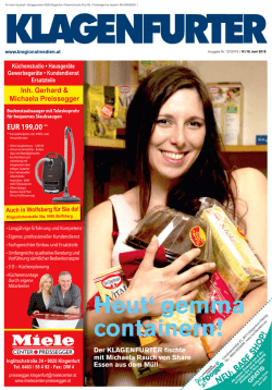 Heut` gemma containern! - Die K&auml;rntner Regionalmedien