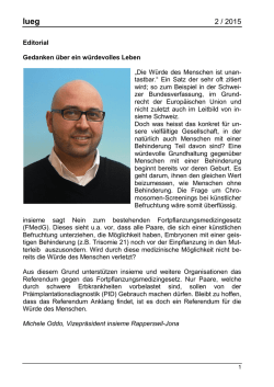 Ausgabe Winter 2015 - insieme rapperswil-jona
