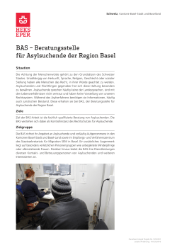 BAS – Beratungsstelle für Asylsuchende der Region Basel