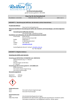 EG-Sicherheitsdatenblatt Clean San f&uuml;r die Dentaltechnik