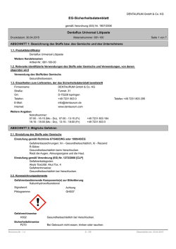 EG-Sicherheitsdatenblatt