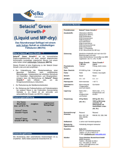 Selacid Green Growth-P (Liquid und MP-dry)