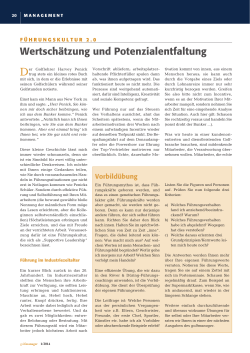 Wertschätzung und Potenzialentfaltung