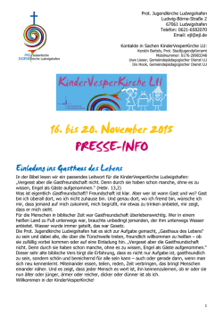 Infos - Evangelische Kirche der Pfalz