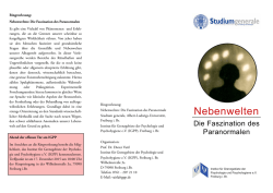 Flyer im  Format zum - Institut für Grenzgebiete der