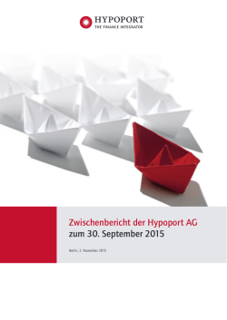 9-Monatsbericht 2015