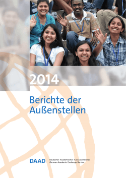 Berichte der Außenstellen
