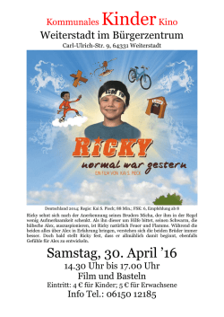 Samstag, 30. pril `16