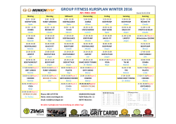 group fitness kursplan winter 2016