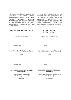 Prekariumsvertrag