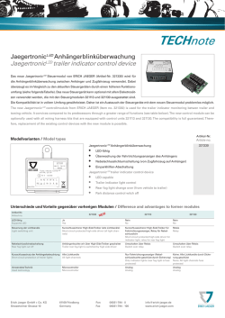TECHnote - Erich Jaeger
