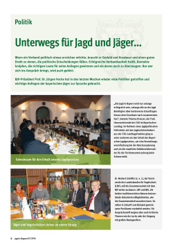 Unterwegs für Jagd und Jäger…