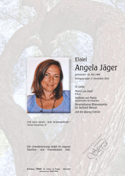 Angela Jäger - Bestattung Sterzl