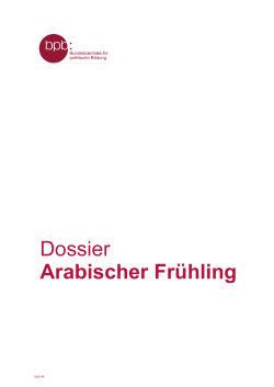 Arabischer Frühling - Bundeszentrale für politische Bildung