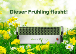 Dieser Fr&uuml;hling flasht! - Up