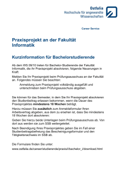 Infoblatt - Ostfalia Hochschule für angewandte Wissenschaften
