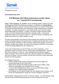 Pressemitteilung zum