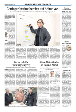 G&ouml;ttinger Institut bereitet auf Abitur vor