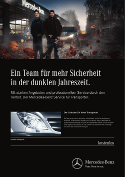 Ein Team f&uuml;r mehr Sicherheit in der dunklen