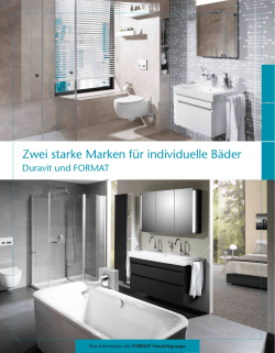 DURAVIT MEETS FORMAT