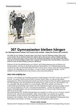 307 Gymasiasten bleiben hängen  - KEPI-Ade