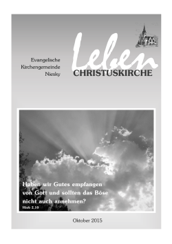 Heft Okt.cdr - Kirchengemeinde Niesky