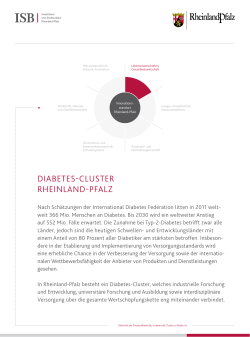 diabetes-cluster rheinland-pfalz - in Rheinland
