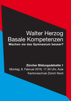Walter Herzog Basale Kompetenzen
