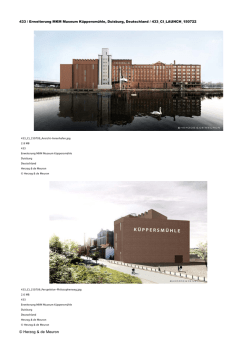 Herzog & de Meuron - Museum K&uuml;ppersm&uuml;hle