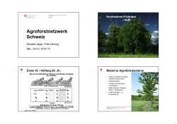 Agroforstnetzwerk Schweiz