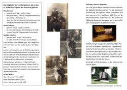 Informationen zum Projekt Stolpersteine am OSZ TIEM, der Familie