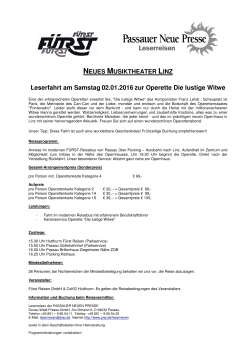 Linz Operette Die lustige Witwe 02.01.2016