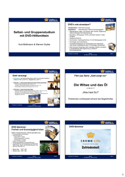 Die Witwe und das &Ouml;l