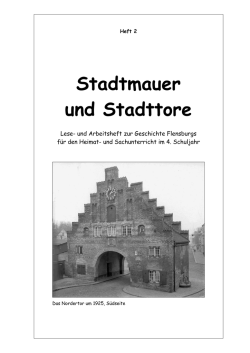 herunterladen! - Gesellschaft f&uuml;r Flensburger Stadtgeschichte