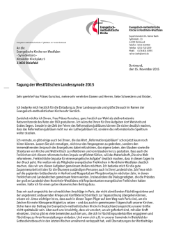 Gru&szlig;wort von Superintendent Dr. Rainer Bath