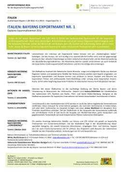 italien: bayerns exportmarkt nr. 1