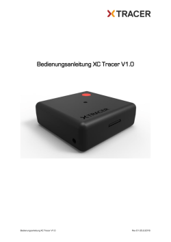 ist eine ausf&uuml;hrliche Gebrauchsanleitung von XC Tracer als PDF