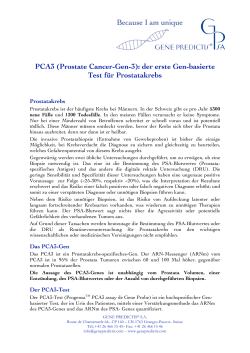 PCA3 (Prostate Cancer-Gen-3): der erste Gen