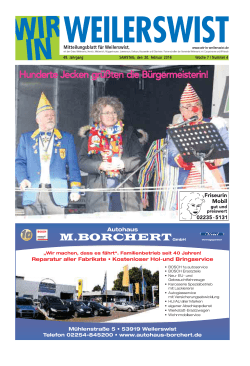 Hunderte Jecken gr&uuml;&szlig;ten die B&uuml;rgermeisterin!