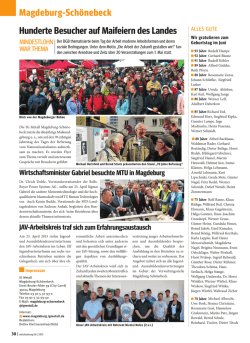 Hunderte Besucher auf Maifeiern des Landes Magdeburg