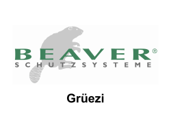 Beaver Präsi allgemein - Beaver Schutzsysteme AG