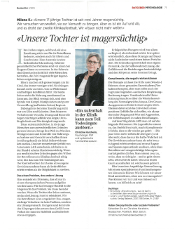 Medienbeitrag Magersucht