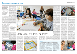 Ich lese, du lest, er